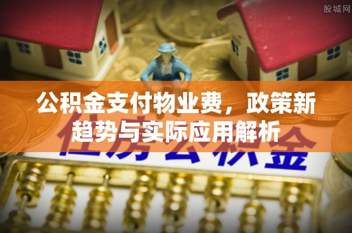 华安公积金支付物业费，政策新趋势与实际应用解析