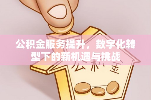 华安公积金服务提升，数字化转型下的新机遇与挑战