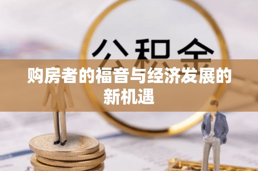 华安购房者的福音与经济发展的新机遇