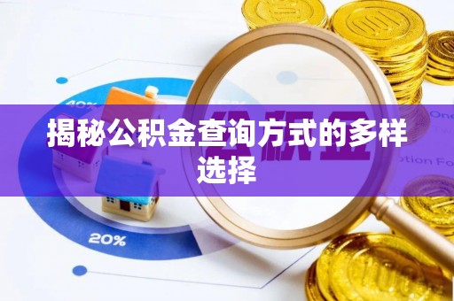 华安揭秘公积金查询方式的多样选择