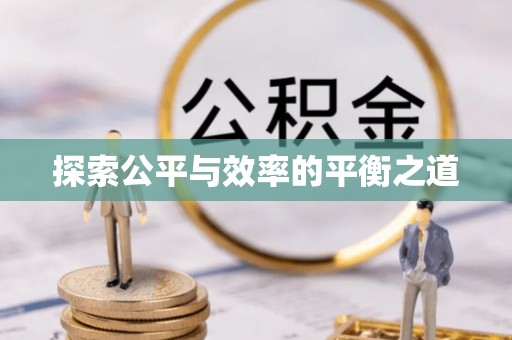 华安探索公平与效率的平衡之道