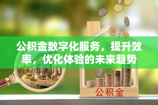 华安公积金数字化服务，提升效率，优化体验的未来趋势