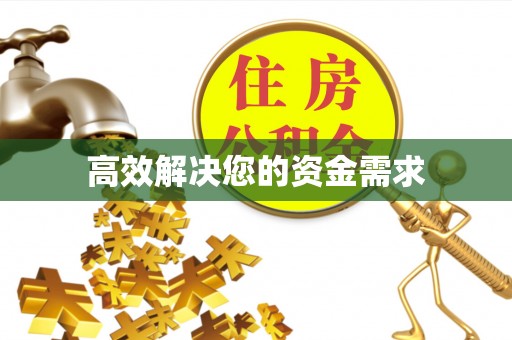 华安高效解决您的资金需求