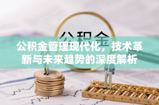 华安公积金管理现代化，技术革新与未来趋势的深度解析